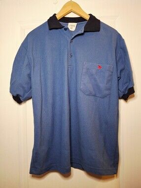 🇨🇦 Vintage 90s 📮📨Canada Post Short Sleeve Collared Work Shirt (S)